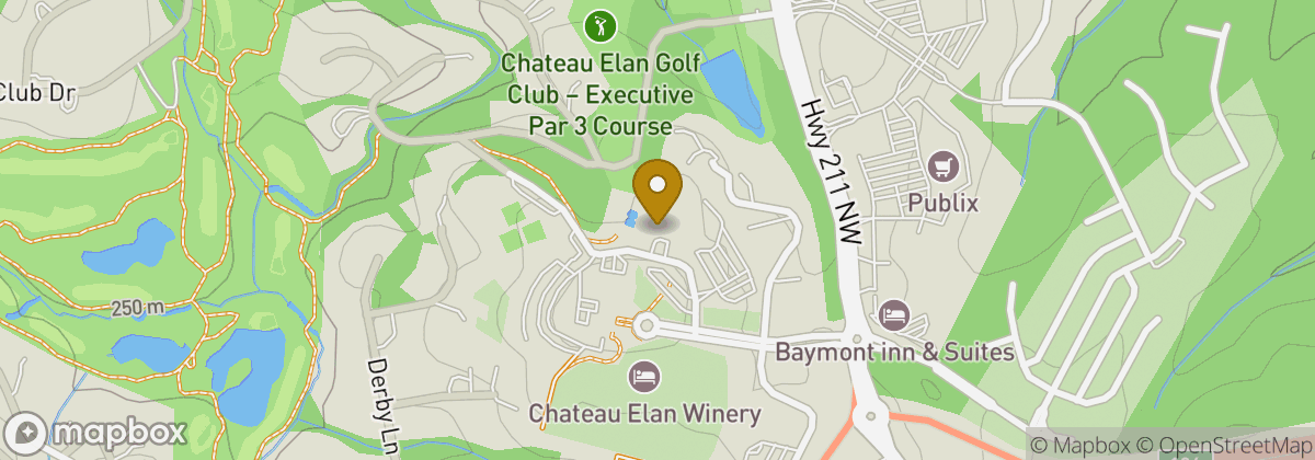 Map location: Chateau Elan Winery & Resort