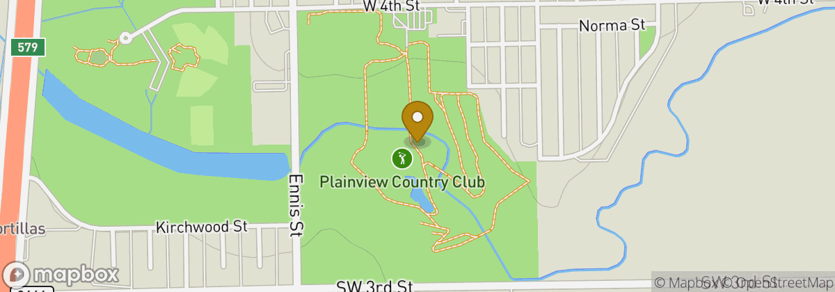 Map location: Plainview Country Club