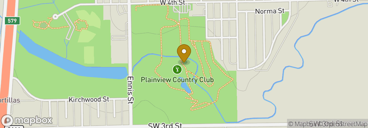 Map location: Plainview Country Club