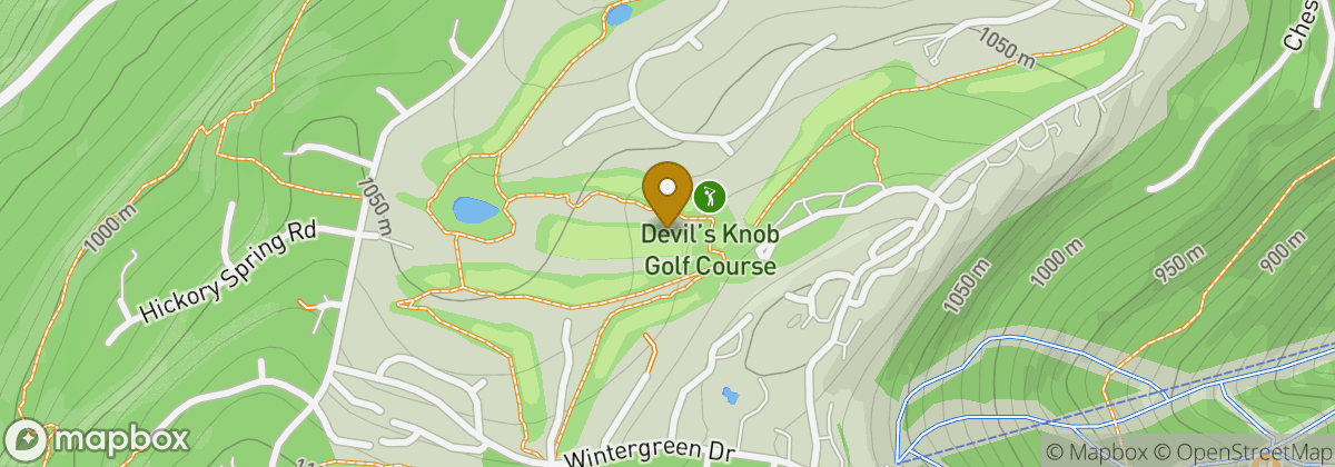 Map location: Devil's Knob Golf Course