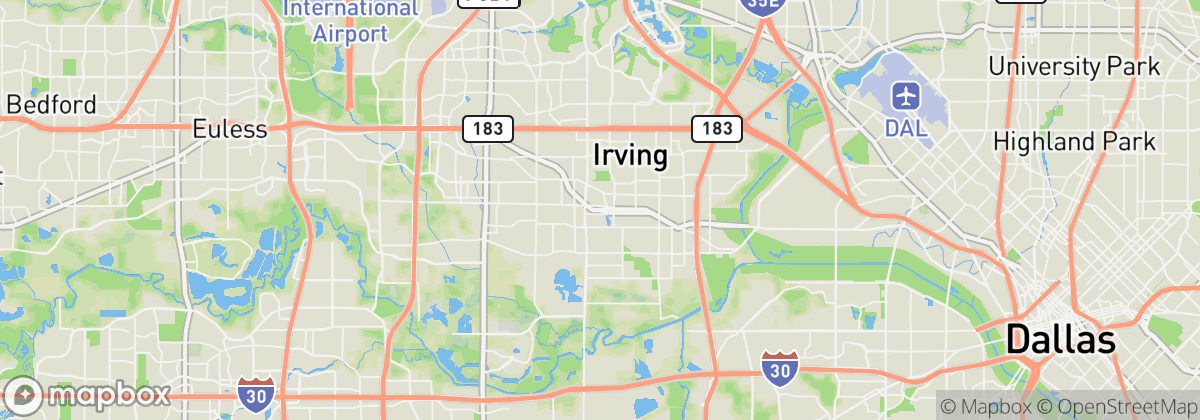 Map: Irving, TX