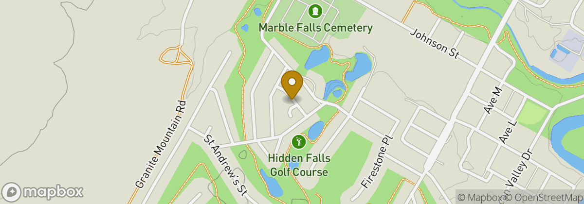 Map location: Hidden Falls Golf Course