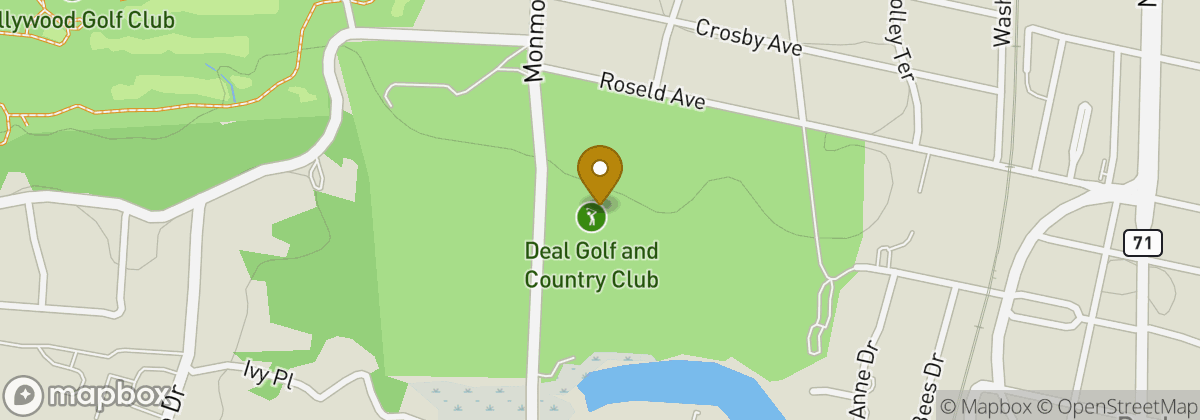 Map location: Deal Golf and Country Club