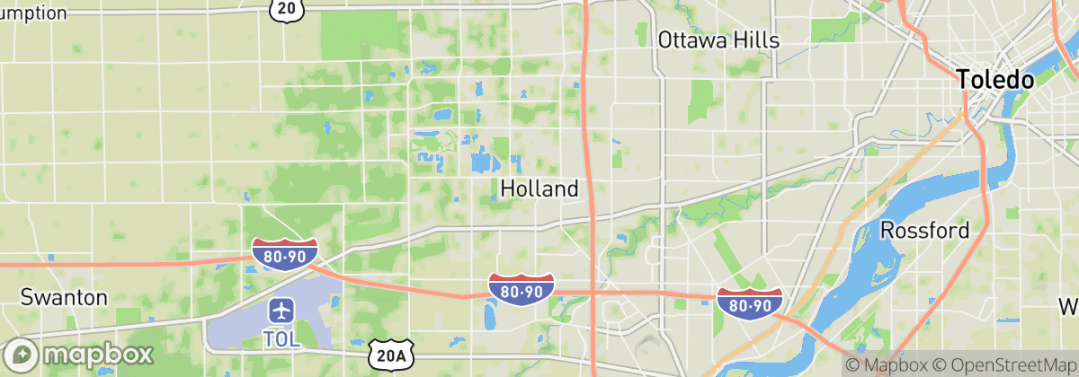 Map: Holland, OH
