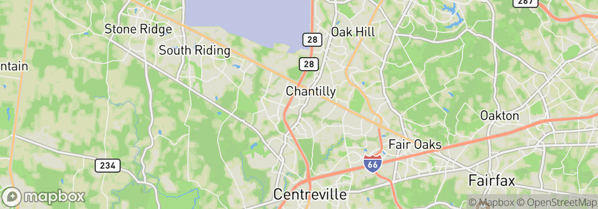 Map: Chantilly, VA