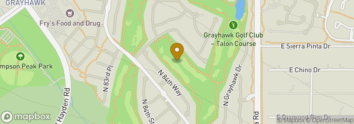 Map location: Grayhawk Golf Club - Talon Course