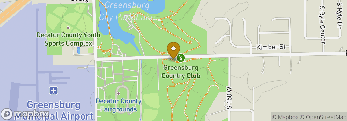 Map location: Greensburg Country Club