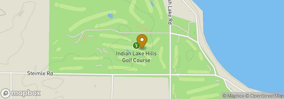 Map location: Indian Lake Hills Golf Course