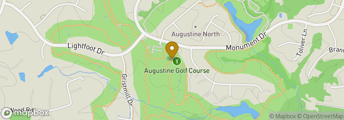 Map location: Augustine Golf Course