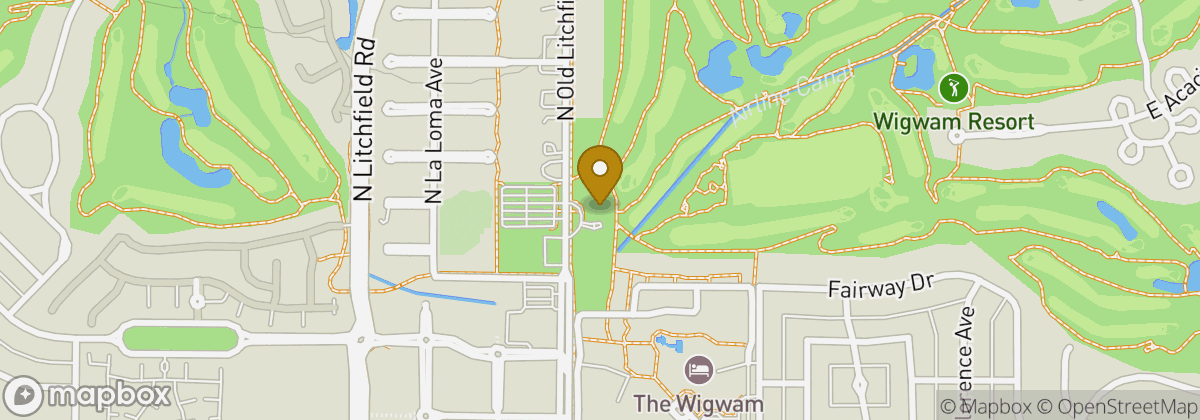 Map location: Wigwam Golf Club