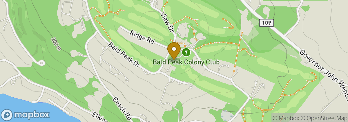 Map location: Bald Peak Colony Club