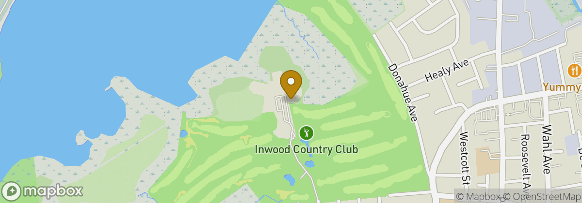 Map location: Inwood Country Club