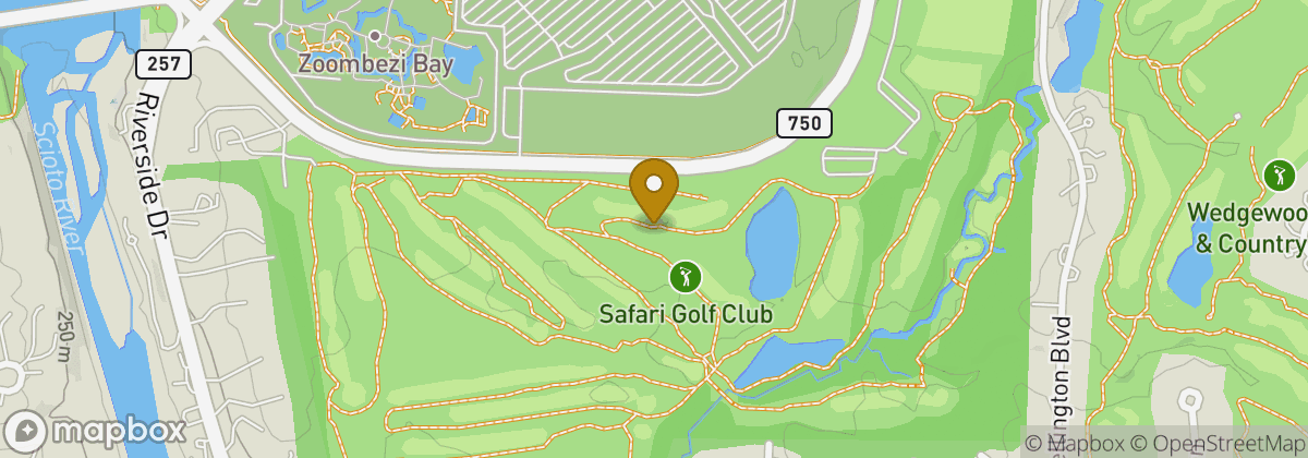 Map location: Safari Golf Club