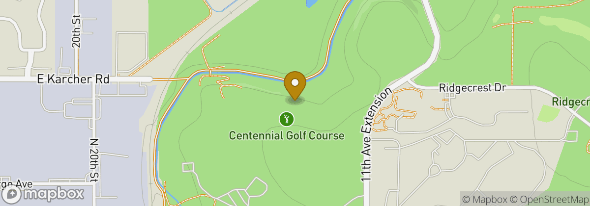 Map location: Centennial Golf Course