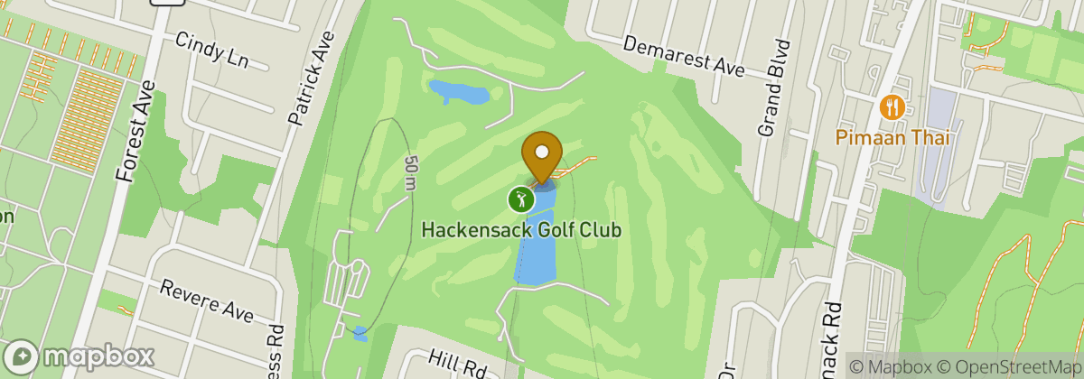 Map location: Hackensack Golf Club