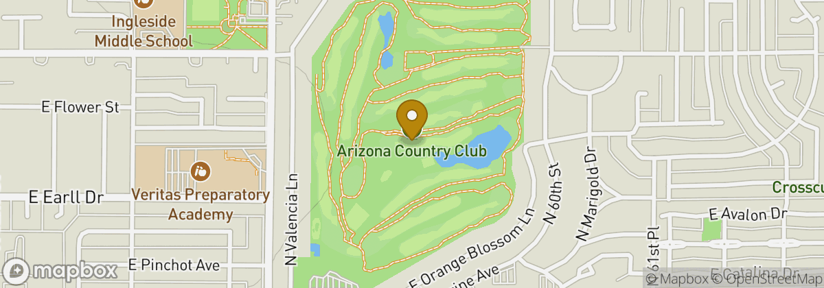 Map location: Arizona Country Club