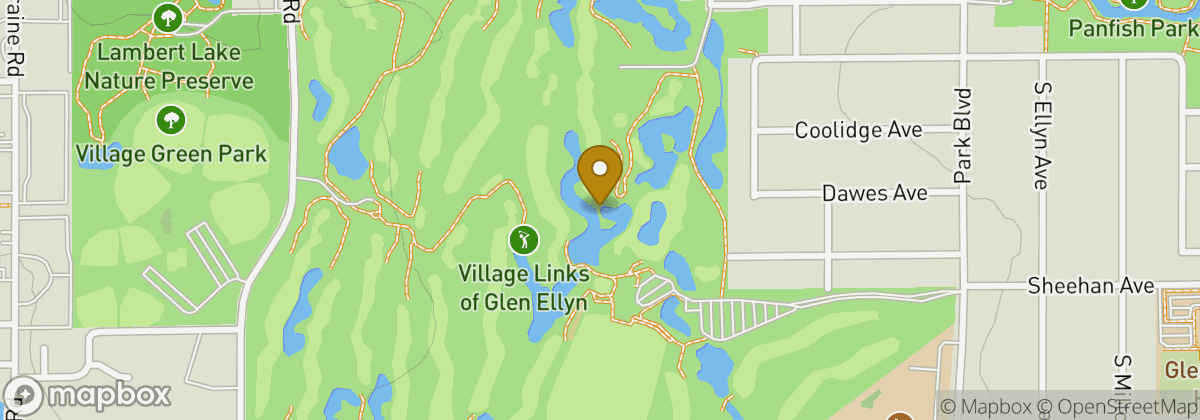 Map location: Glen Ellyn Village Links Golf Course