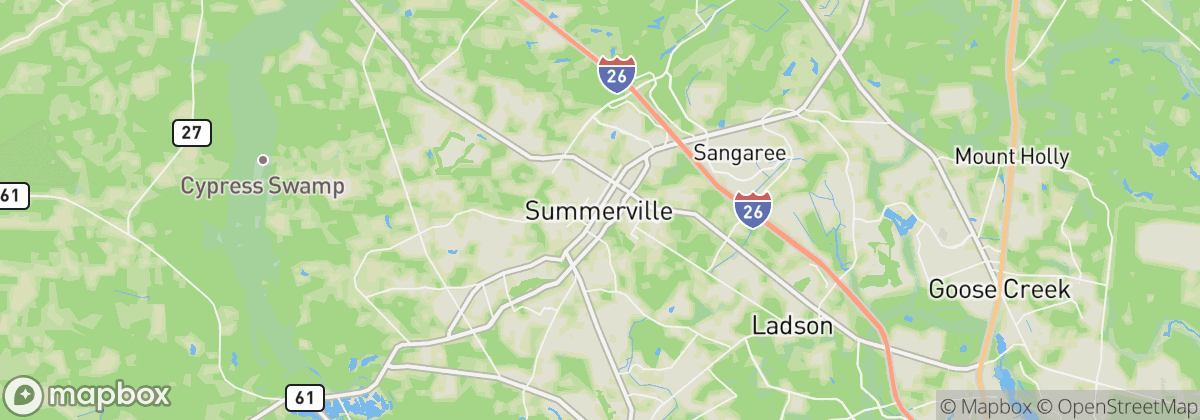 Map: Summerville, SC