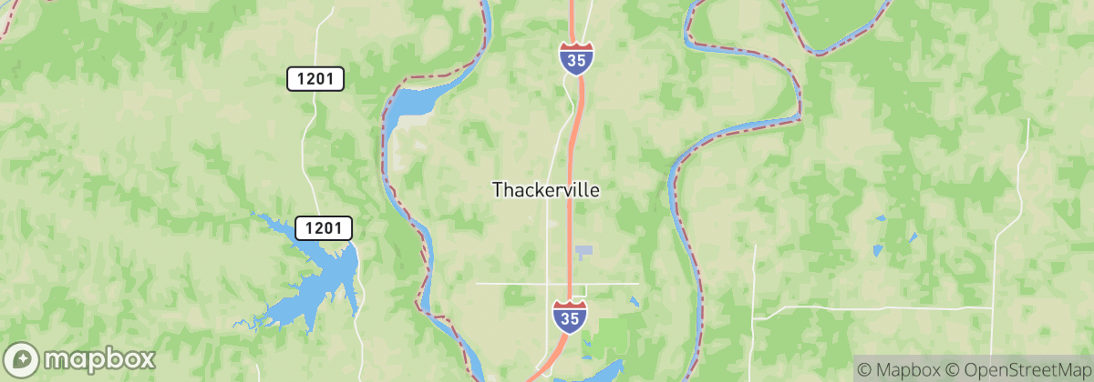 Map: Thackerville, OK