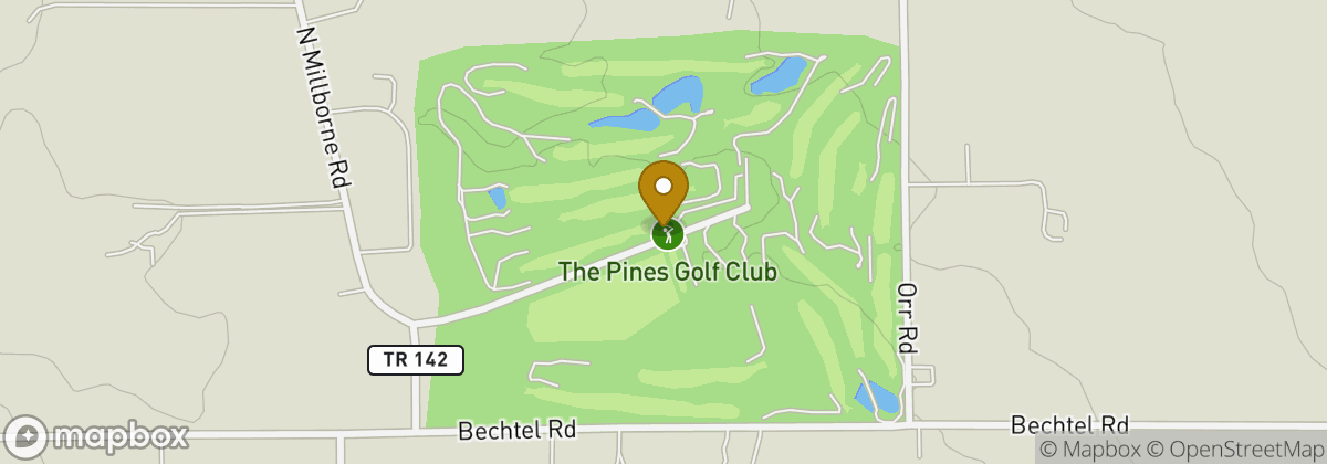 Map location: The Pines Golf Club