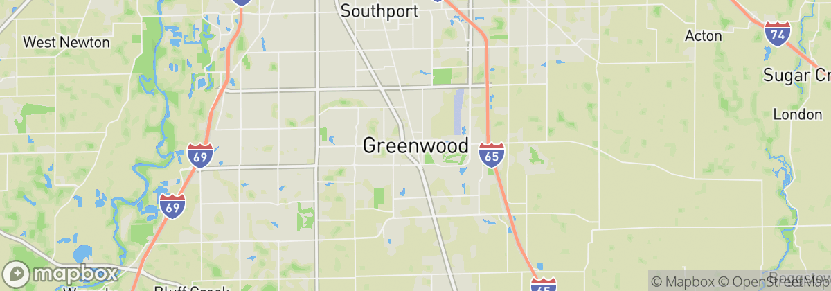 Map: Greenwood, IN