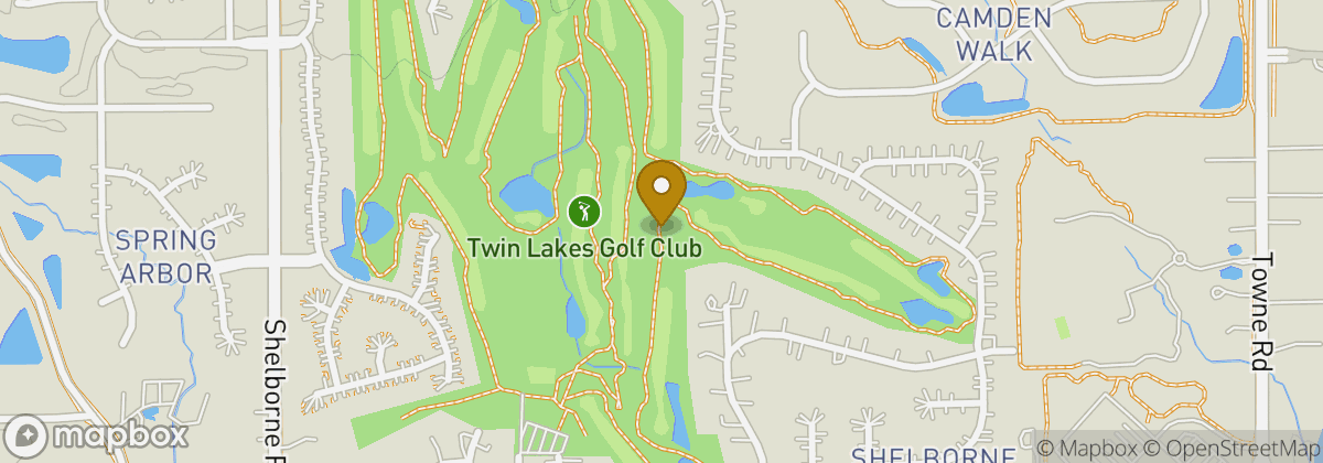Map location: Twin Lakes Golf Club