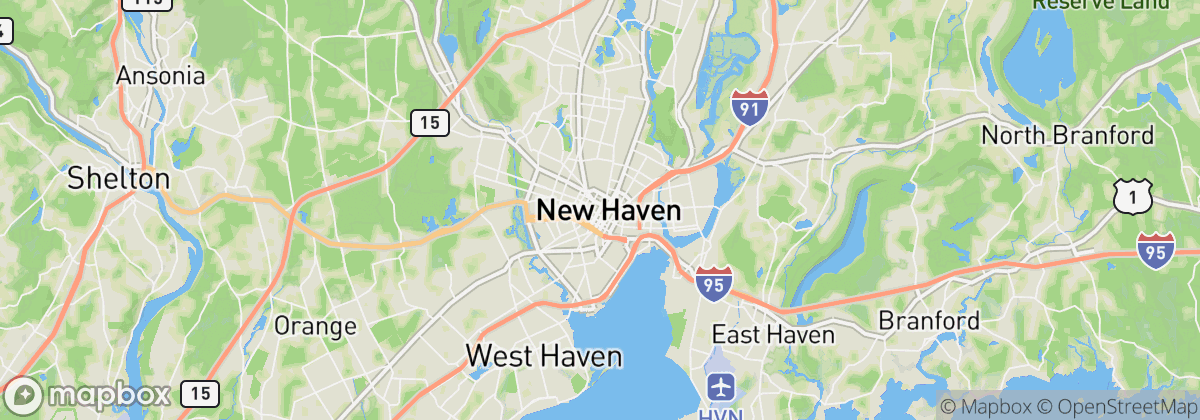 Map: New Haven, CT