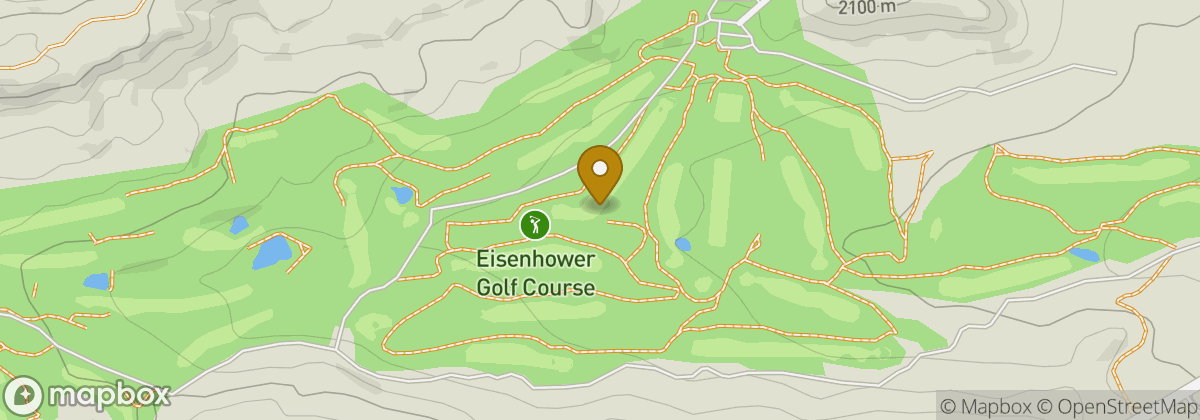 Map location: Eisenhower Golf Course