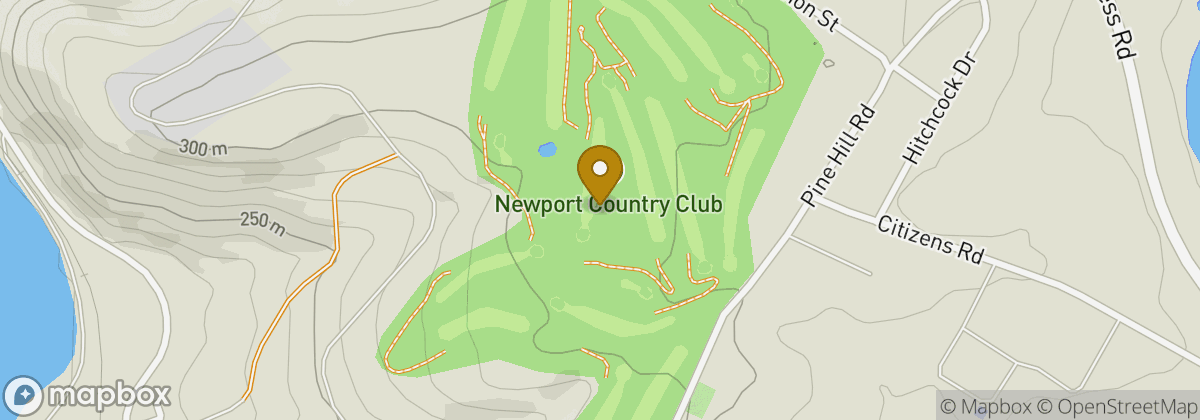 Map location: Newport Country Club