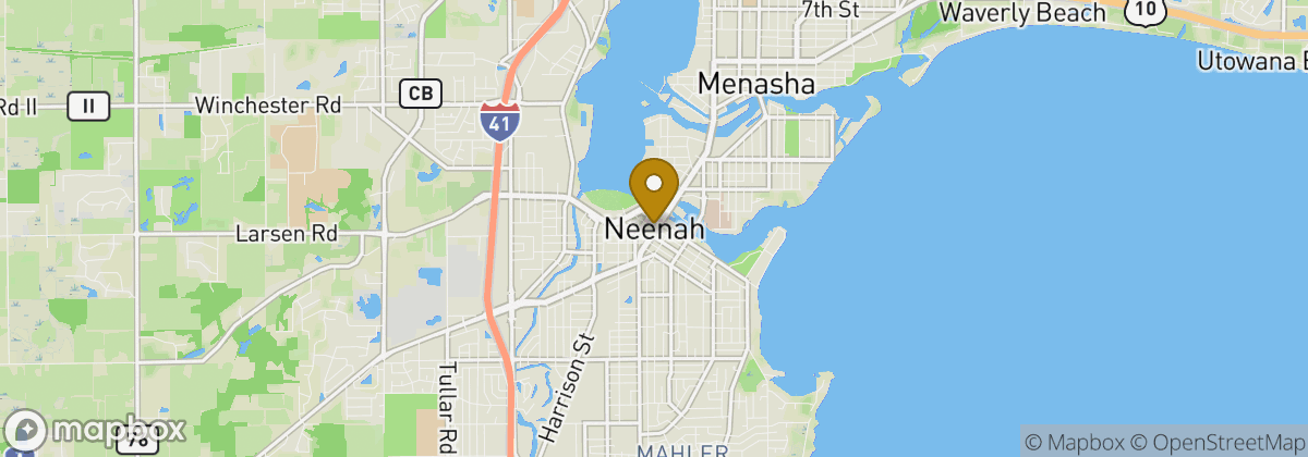 Map location: Neenah