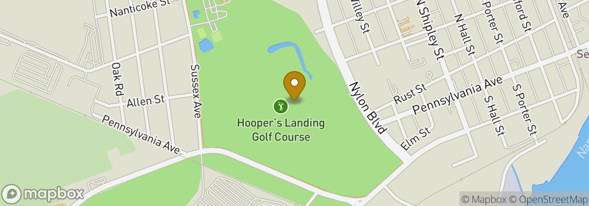 Map location: Hooper's Landing Golf Course