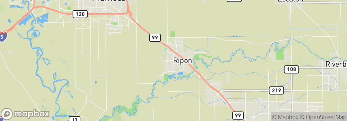 Map: Ripon, CA