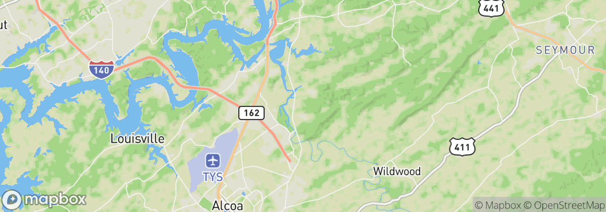 Map: Rockford, TN
