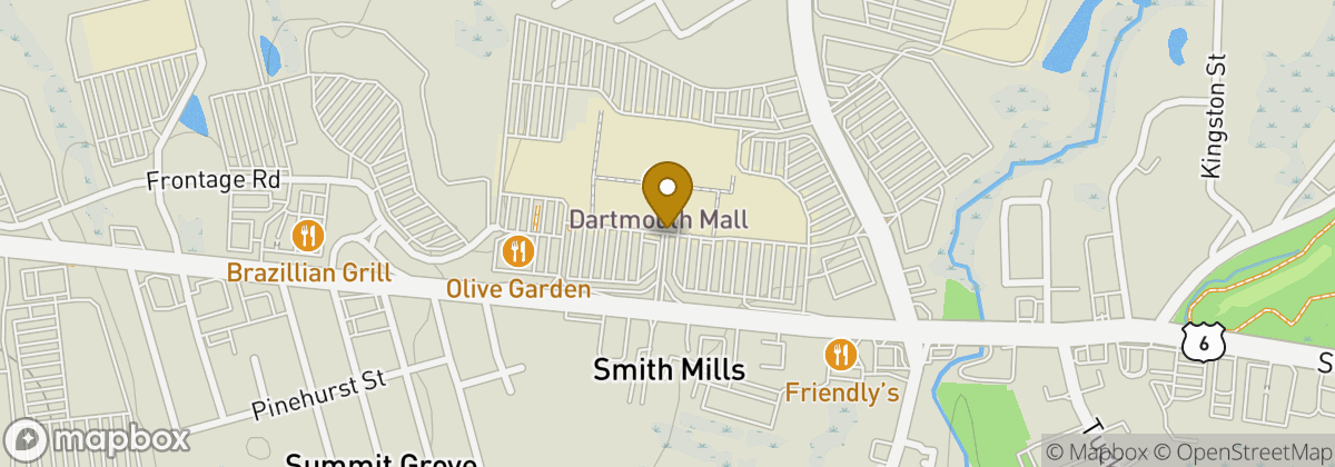 Map location: Country Club of New Bedford