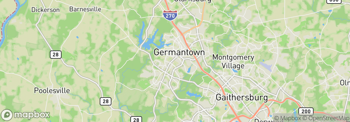 Map: Germantown, MD