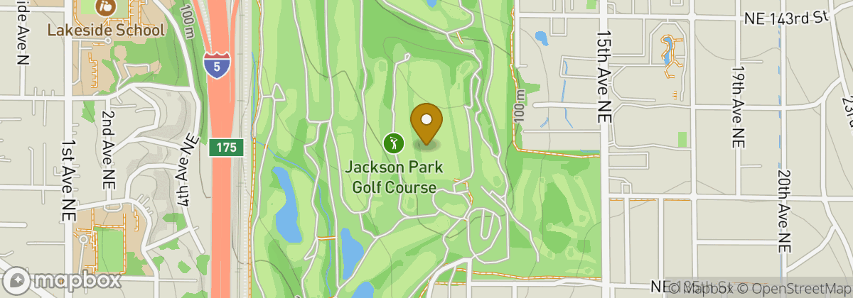Map location: Jackson Park Golf Course