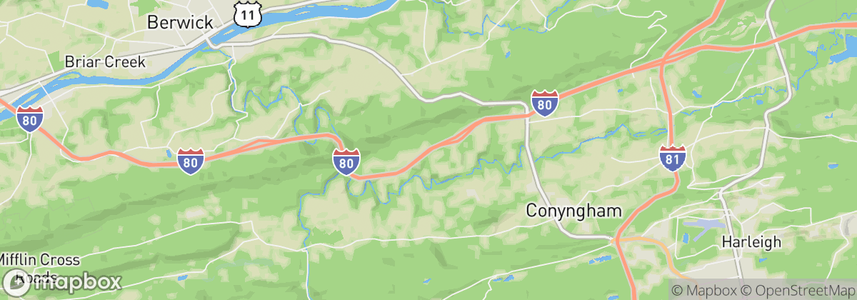 Map: Sugarloaf, PA