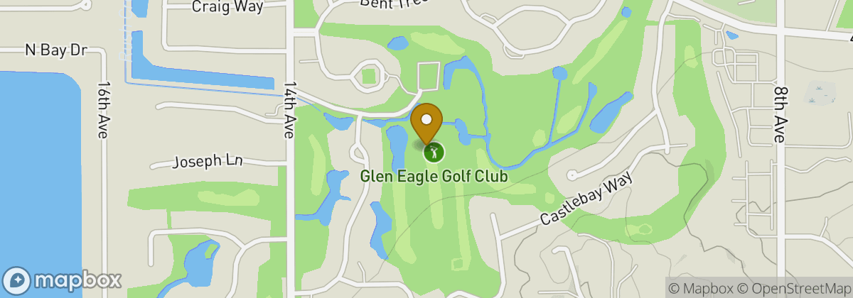 Map location: Glen Eagle Golf Club