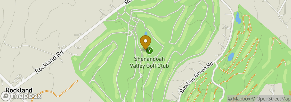 Map location: Shenandoah Valley Golf Club