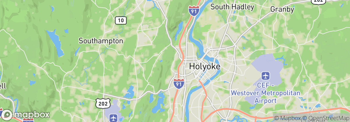 Map: Holyoke, MA
