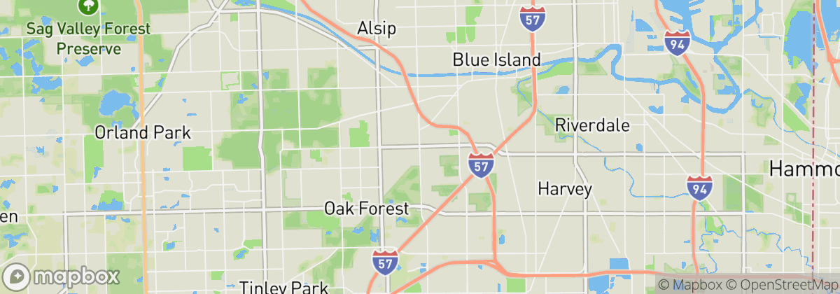 Map: Midlothian, IL