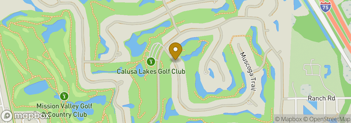 Map location: Calusa Lakes Golf Club