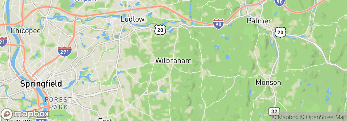 Map: Wilbraham, MA