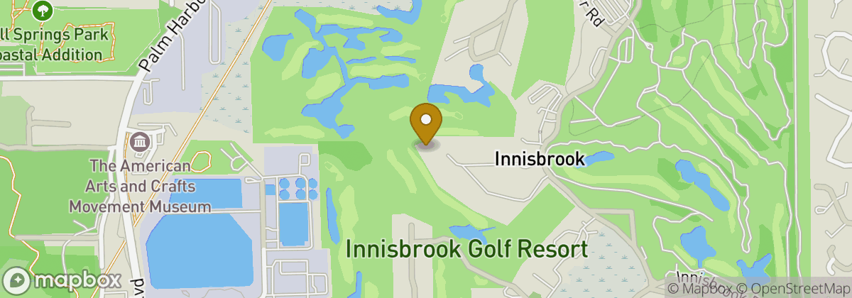 Map location: Innisbrook Golf Resort