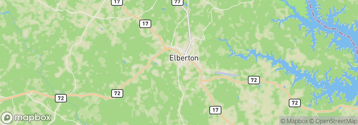Map: Elberton, GA