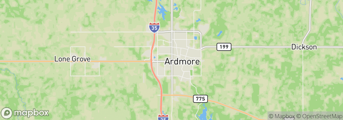 Map: Ardmore, OK