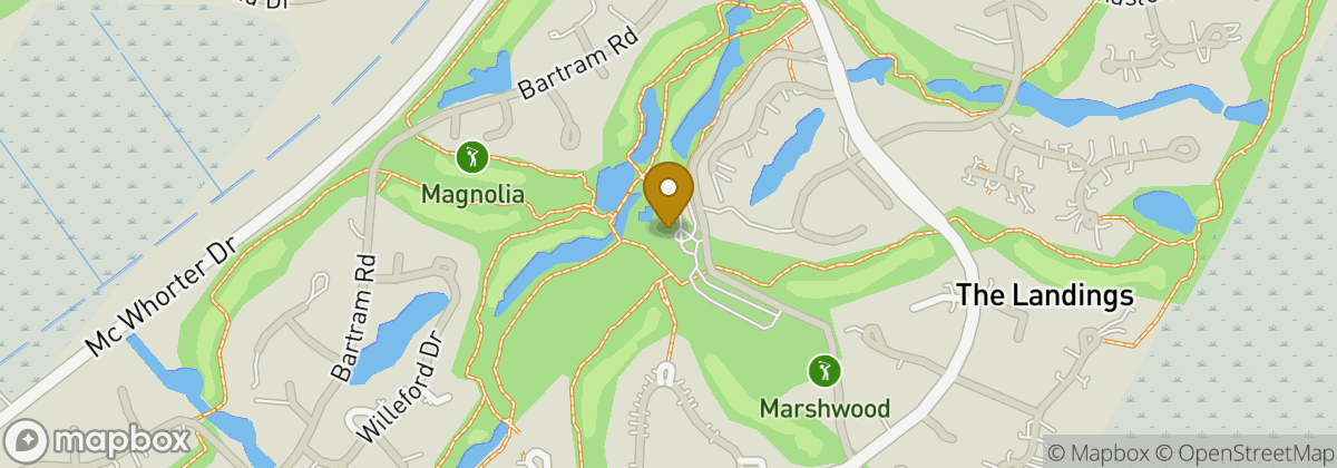 Map location: Marshwood Golf Course at The Landings Golf & Athletic Club