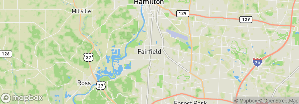 Map: Fairfield, OH