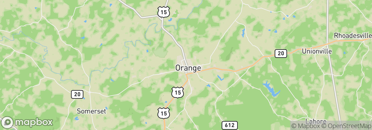 Map: Orange, VA