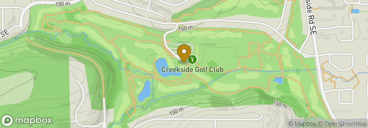 Map location: Creekside Golf Club